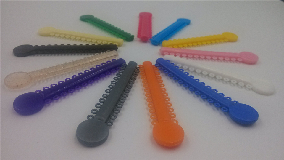 Dental Orthodontics Elastomeric Ligature Ties Braces Bands Multi Colors