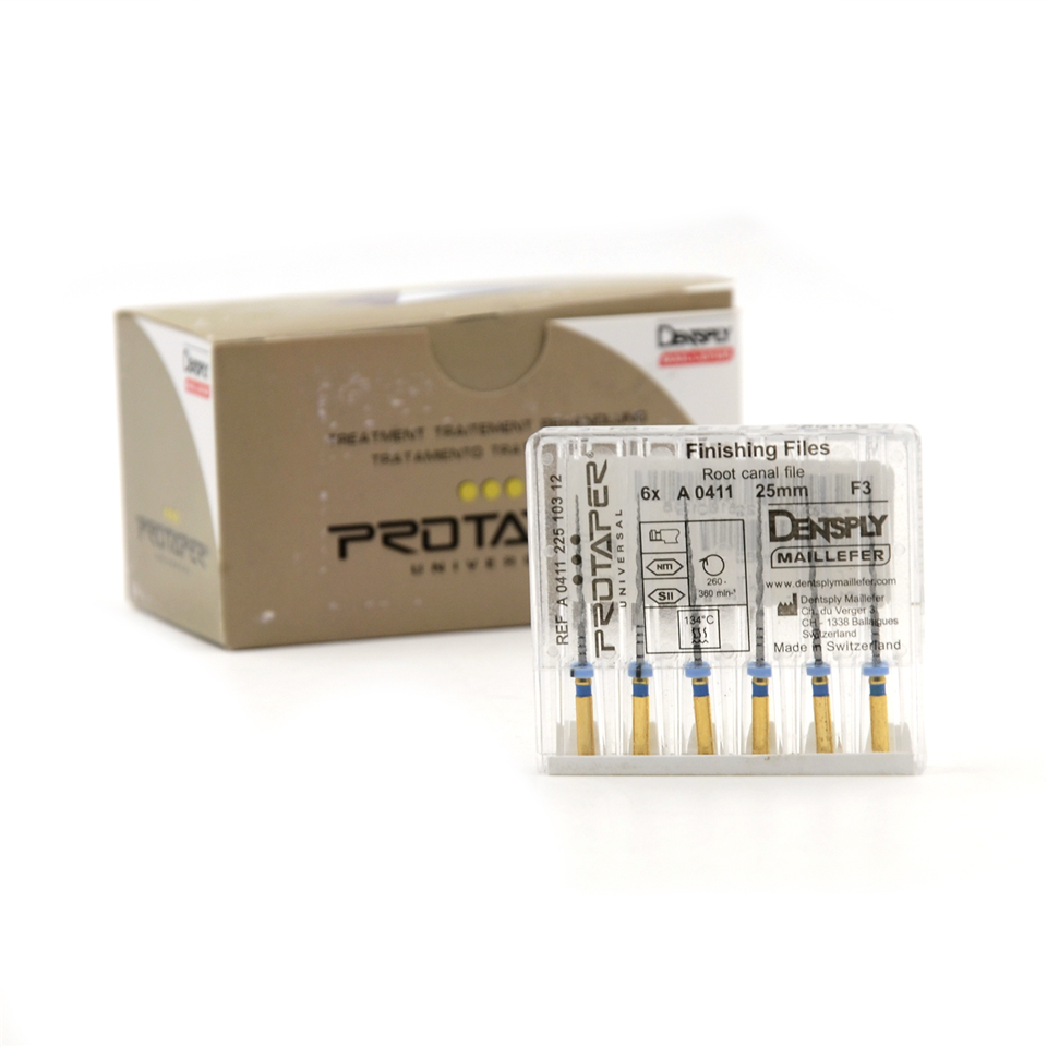 ProTaper Files Niti F3 25MM Dental Dentsply Rotary Universal Engine