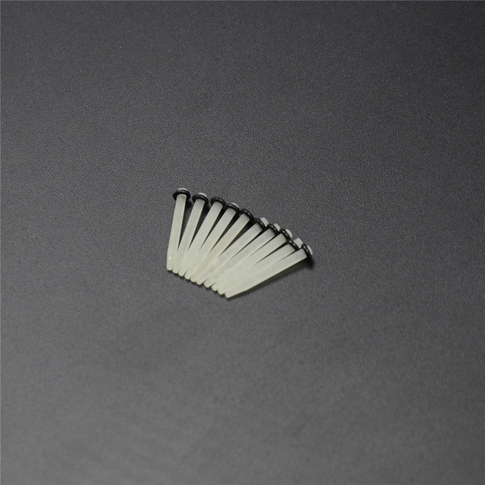 1.6MM 1pack Black Dental Straight Fiber Post Glass Set Refill Drill Thread Files