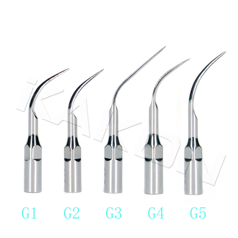 Ultrasonic Scaler Scaling Tip G1-G5 5 Pcs For Woodpecker EMS Handpiece