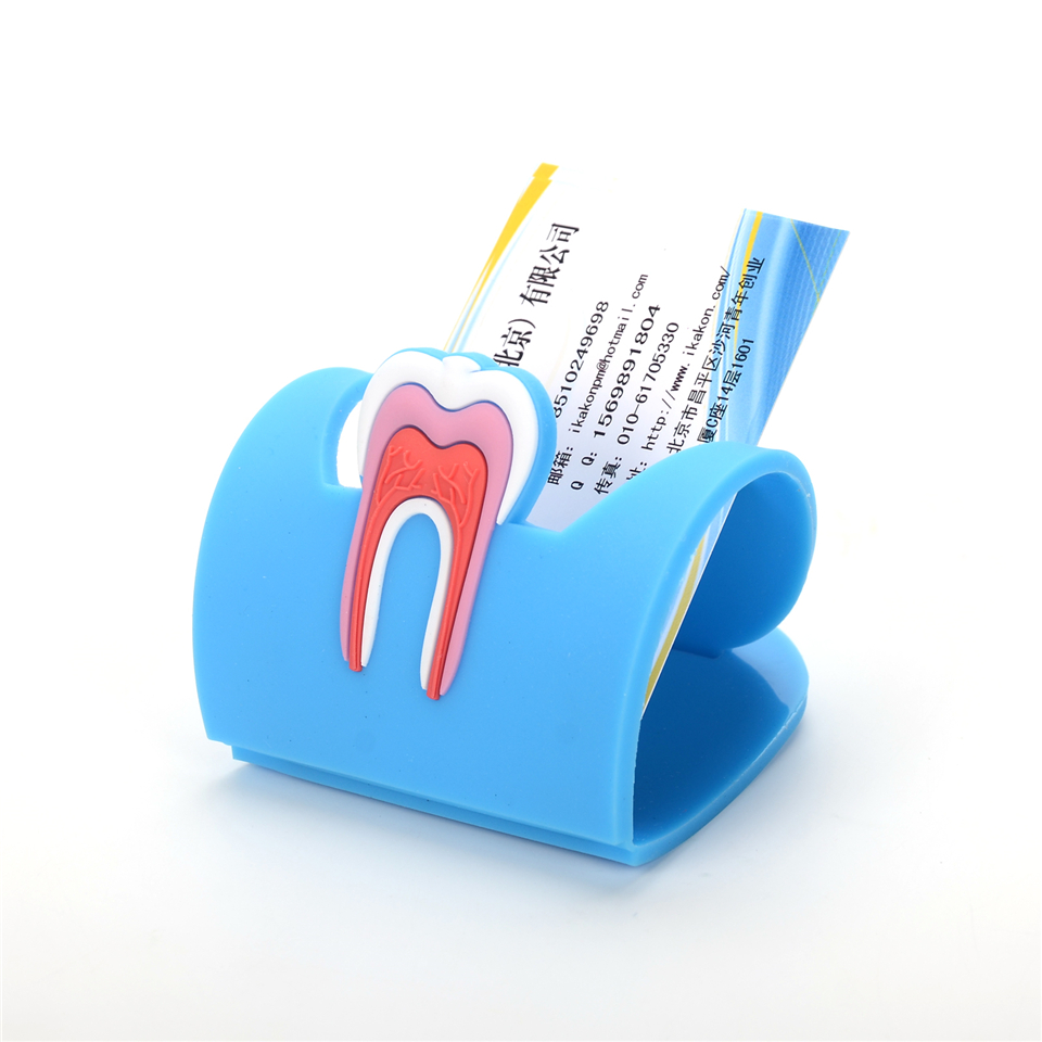  Dental Clinic Tooth Business Name Card Holder Case Display Stand