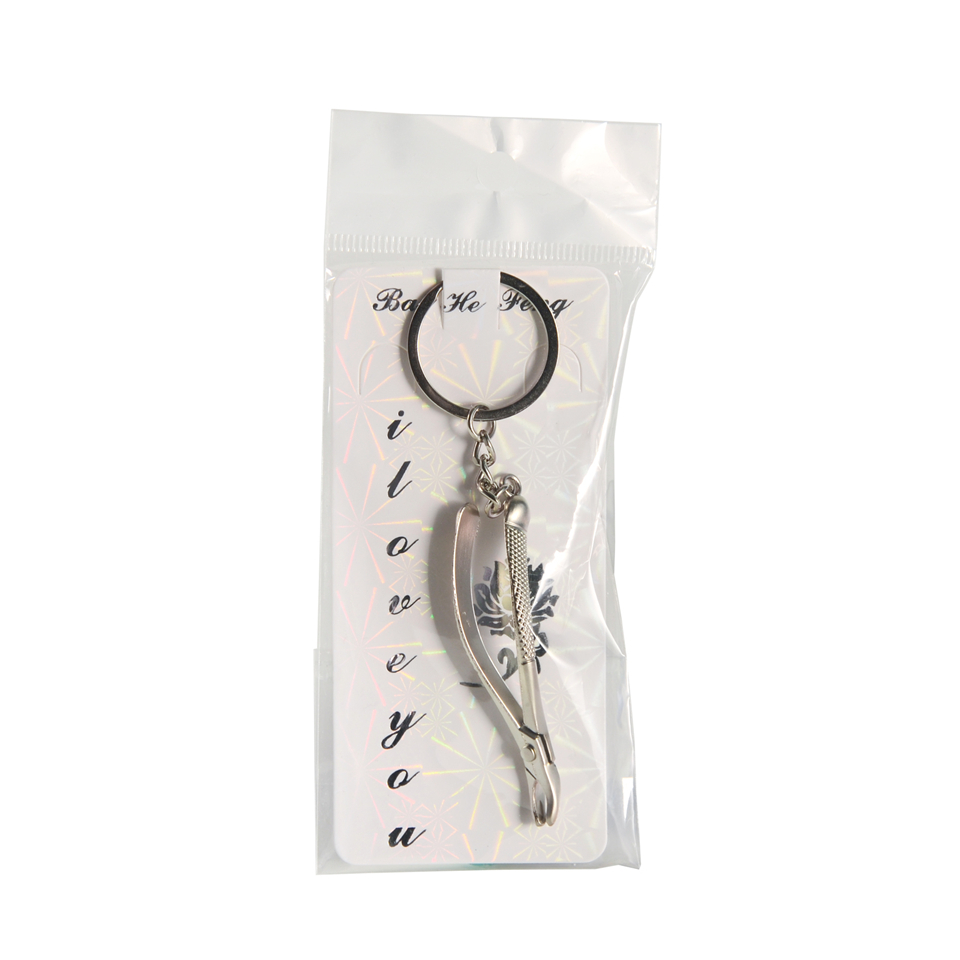 5pcs Stainless Steel Dental Mini Keychain Dentist Gift Key Chain Ring