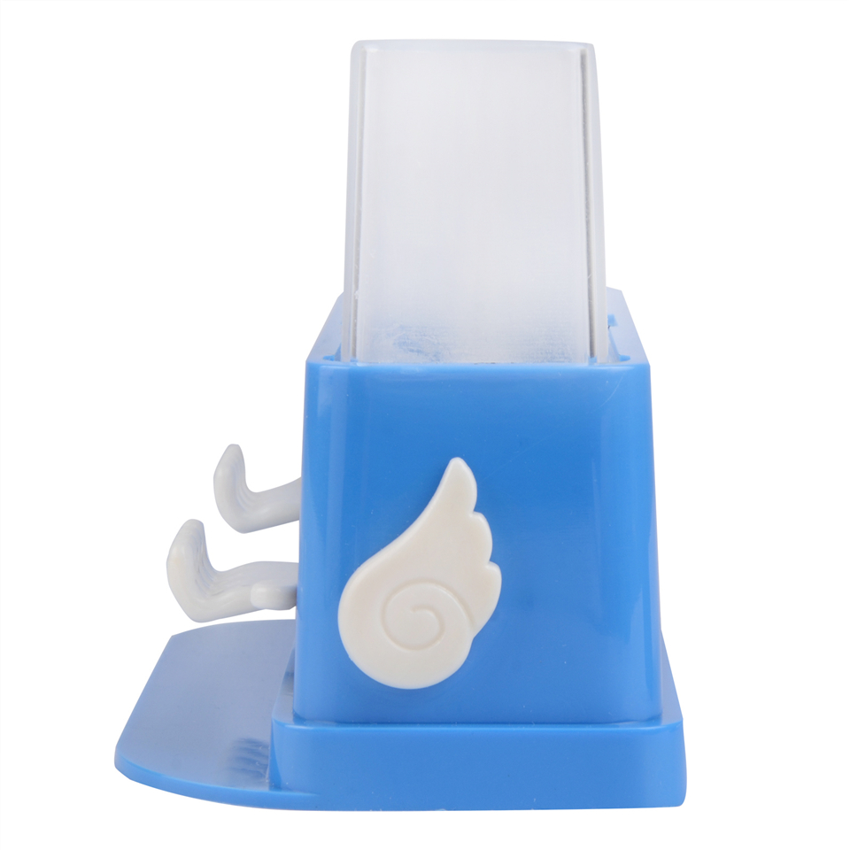 Dental Dentist Disposable Applicator Sticks Dispenser Cotton Swabs Dispenser Holder Press Type With 100 Applicators sticks Blue Color