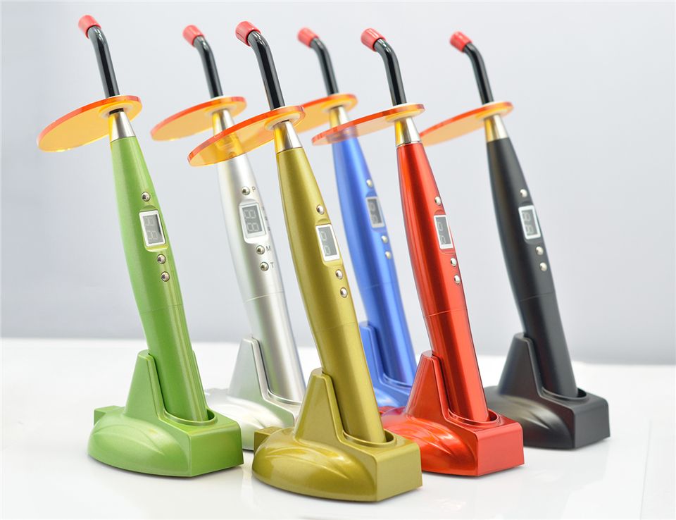 Dental Dentist 5W Wireless Cordless LED Curing Light Lamp 1500mw