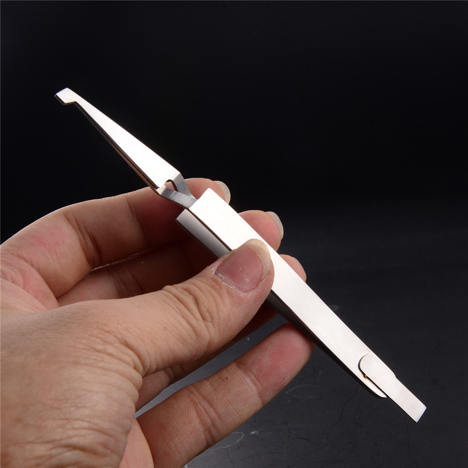 Stainless Steel Dental Orthodontic Brace Bracket Holer Tweezer