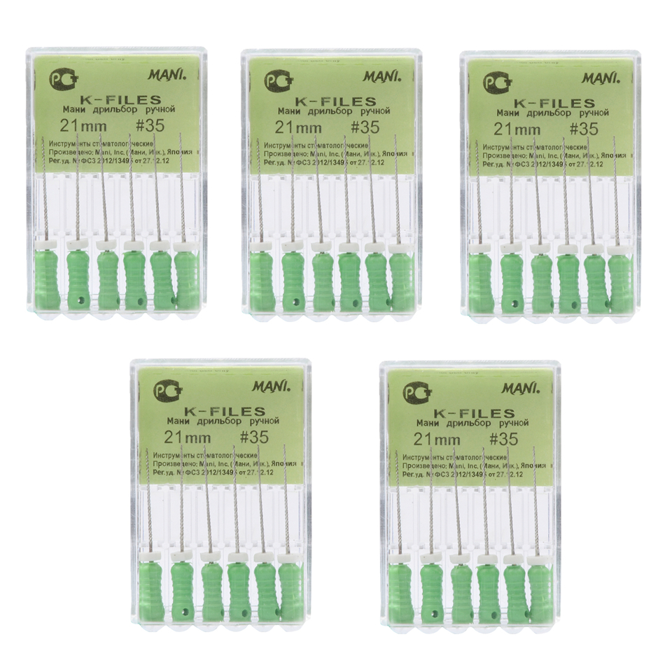 New Dental Hand Use Mani Root Canal Stainless Steel K - File 21mm #30