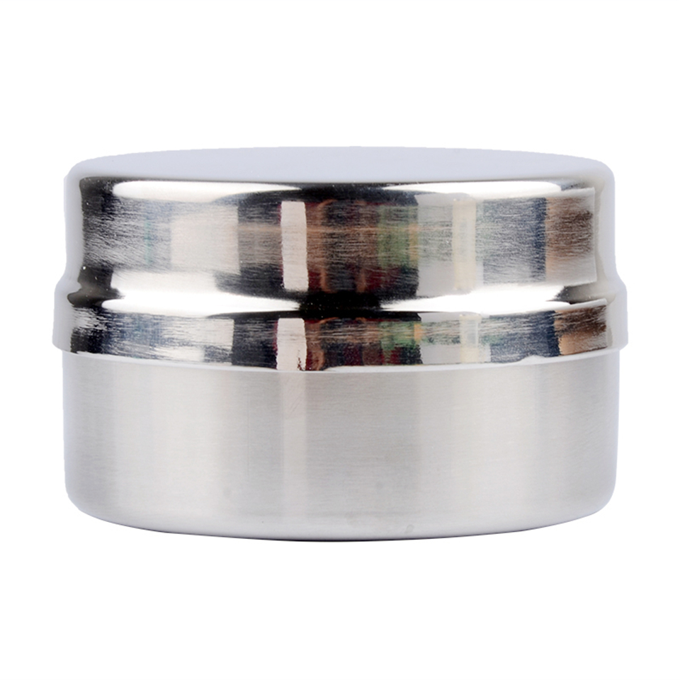 Dental Stainless Steel Box Holder for Medical Cotton Ball Gauze Dressing Tampon Jar