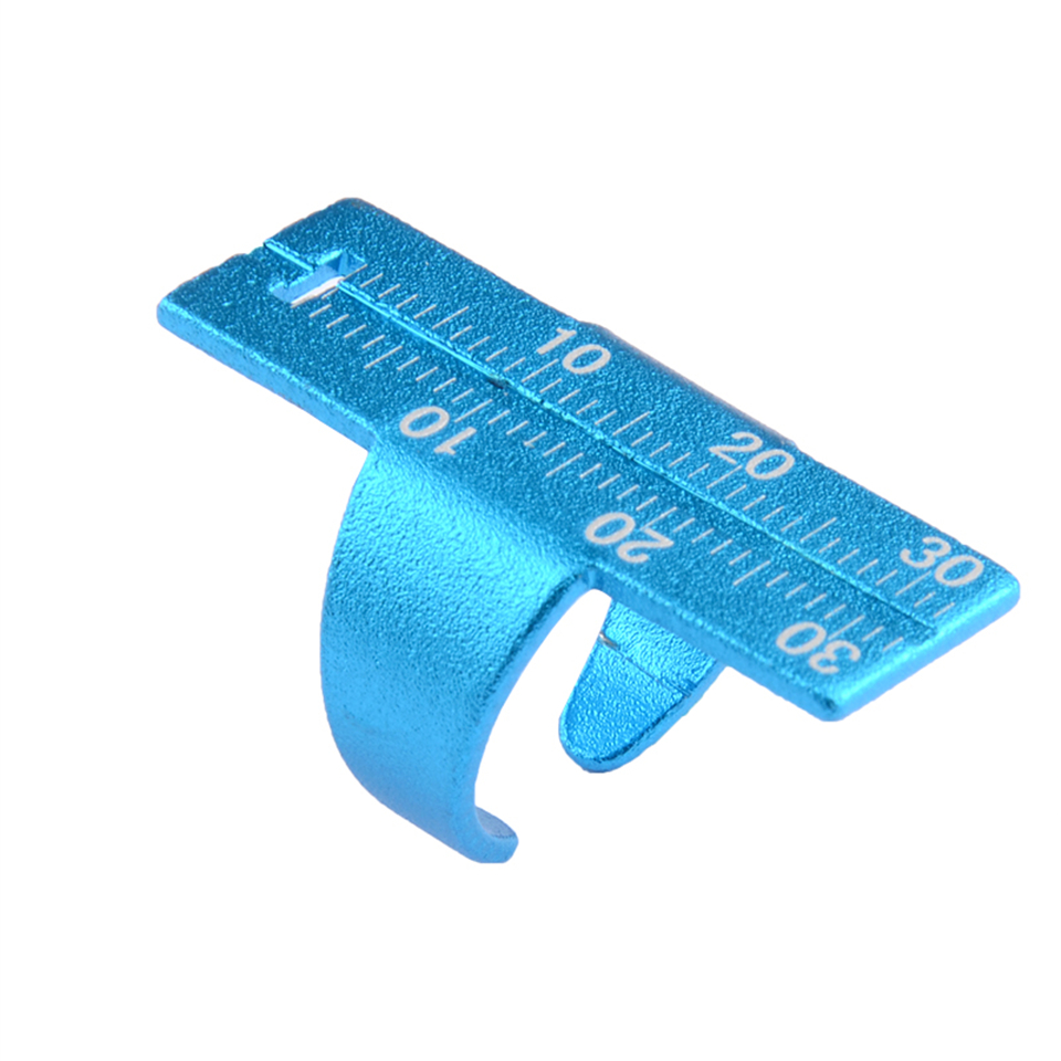 Dental Span Measure Scale Finger Aluminium Endo Rulers for Gutta Percha Points Dental Instrument