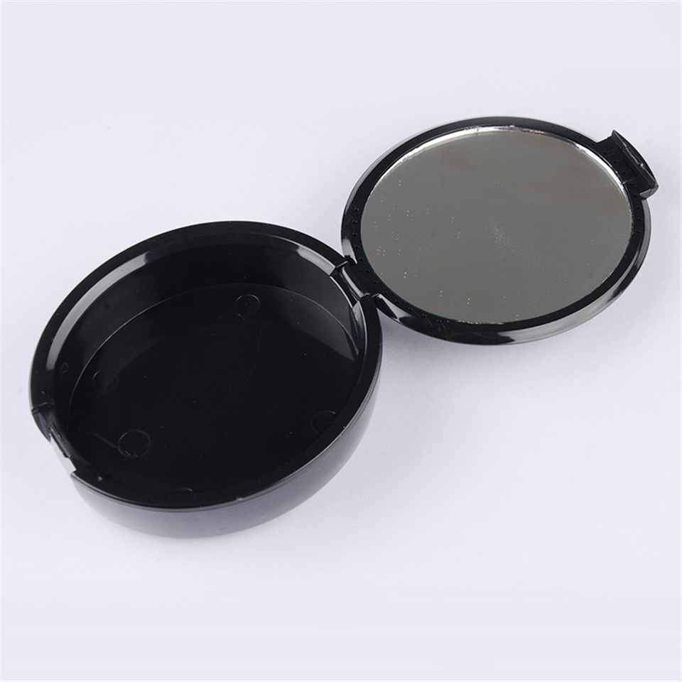 Plastic Denture Storage Box False Teeth Case Container with Mirror