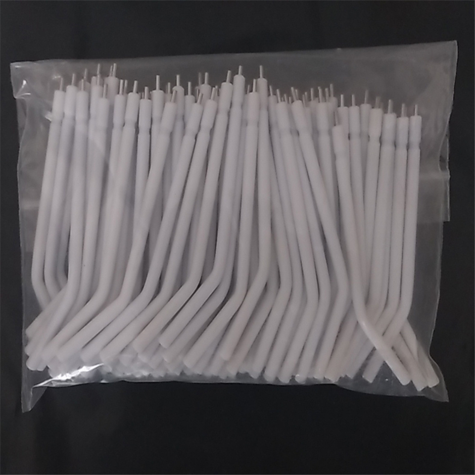100Pcs Metal Spray Nozzles Tips for 3-Way Dental Air Water Syringe With SS Core