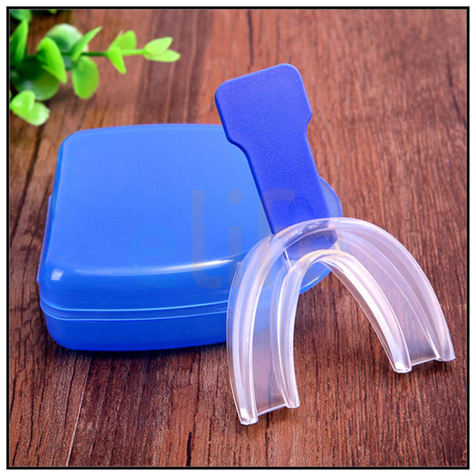 100% New Anti Snore Moldable Mouthpiece Stop Snoring Sleeping Aid Mouth Device Apnea 