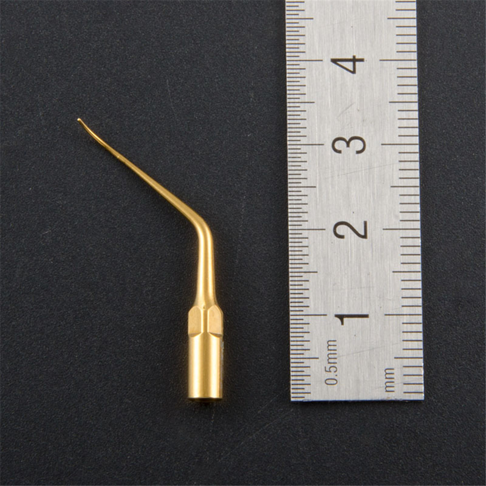 Dental Ultrasonic Goldplated Scaler Perio Tip P2LT For EMS/WOODPECKER Handpiece