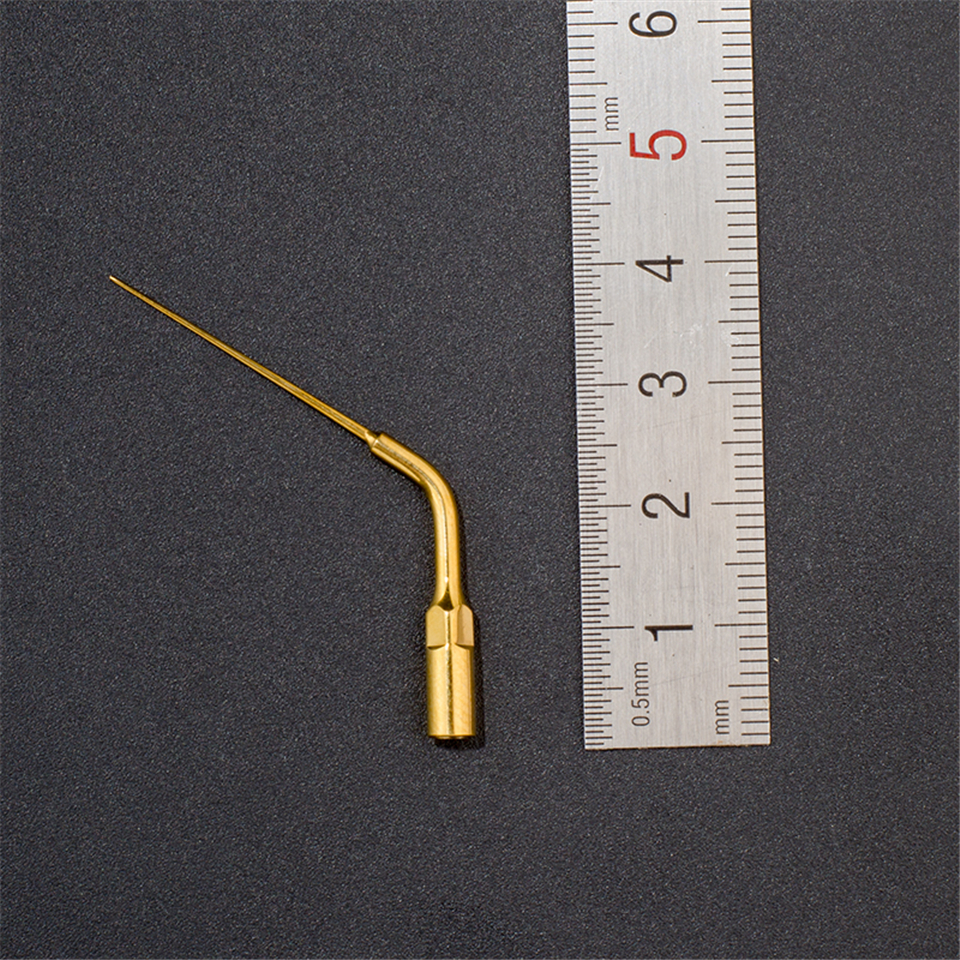 CE Proved Dental Ultrasonic Scaler Endodontics Goldplated Tip E4T Fit Woodpecker EMS