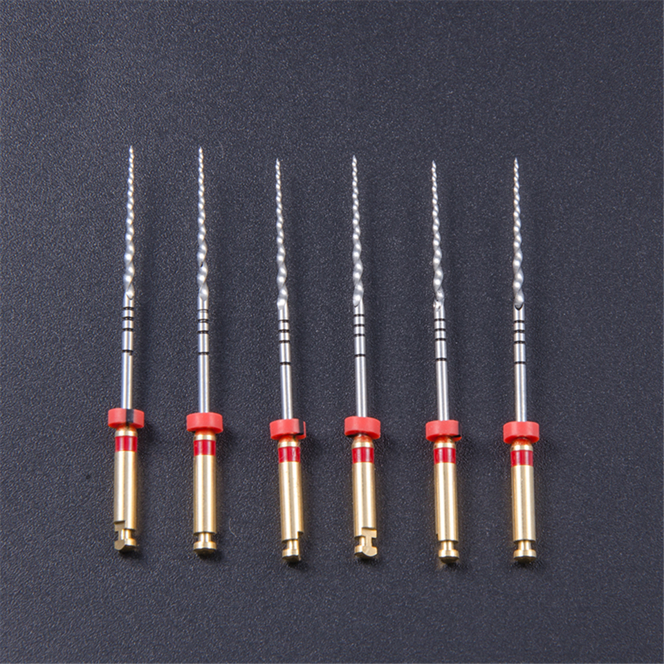 6PCS/PACK 31MM F2 ProTaper Files Niti Dental Dentsply Rotary For Macbine Use