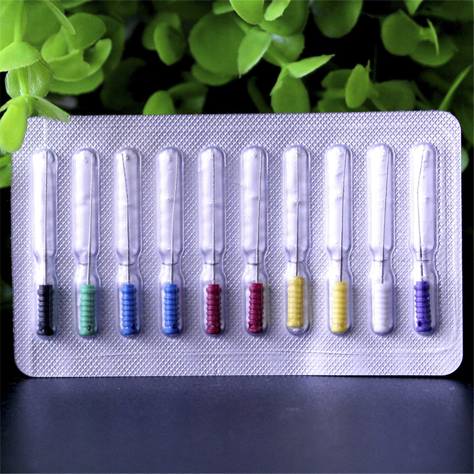 10pcs Dental Densply Barbed Broaches Endodontic Needles 