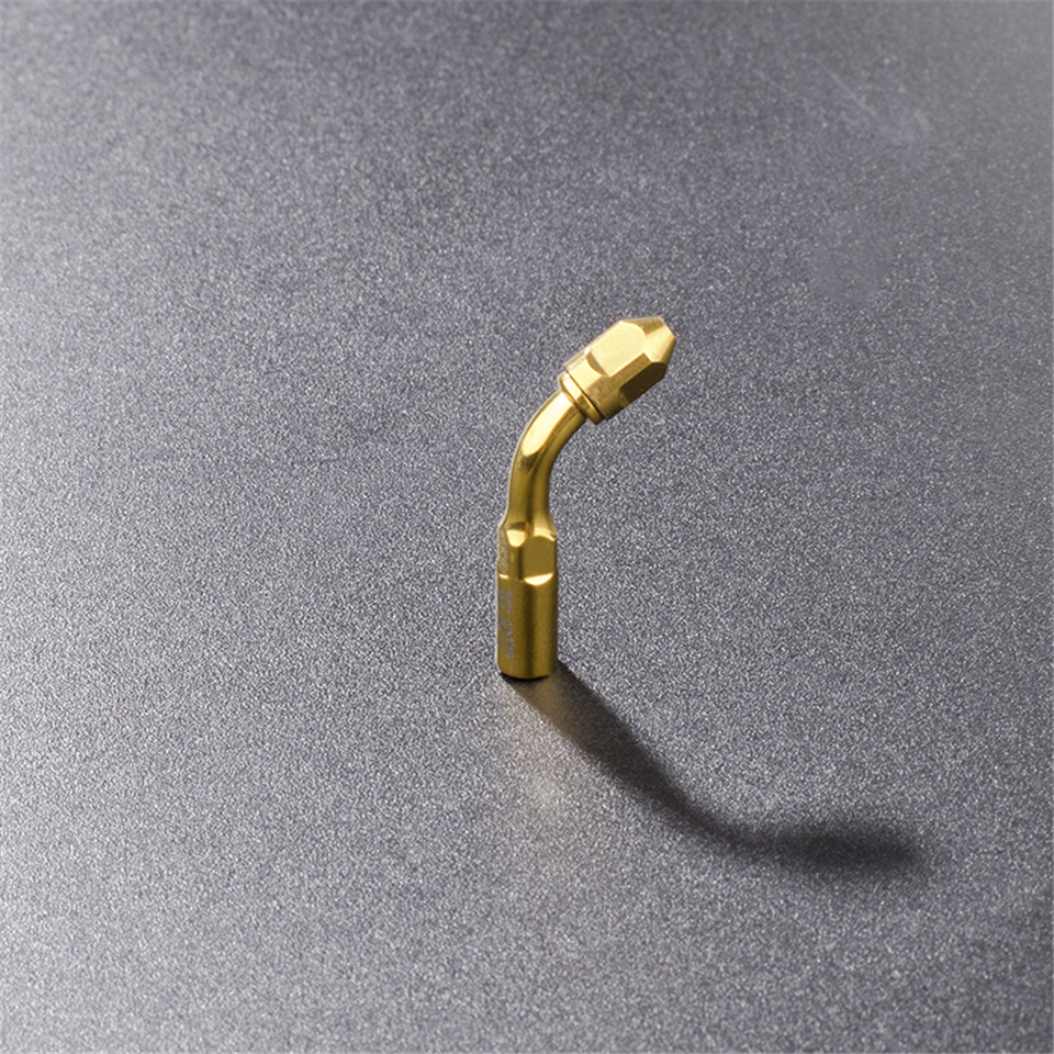 CE Proved Dental Ultrasonic Scaler Endodontics Goldplated Tip E8T Fit Woodpecker EMS