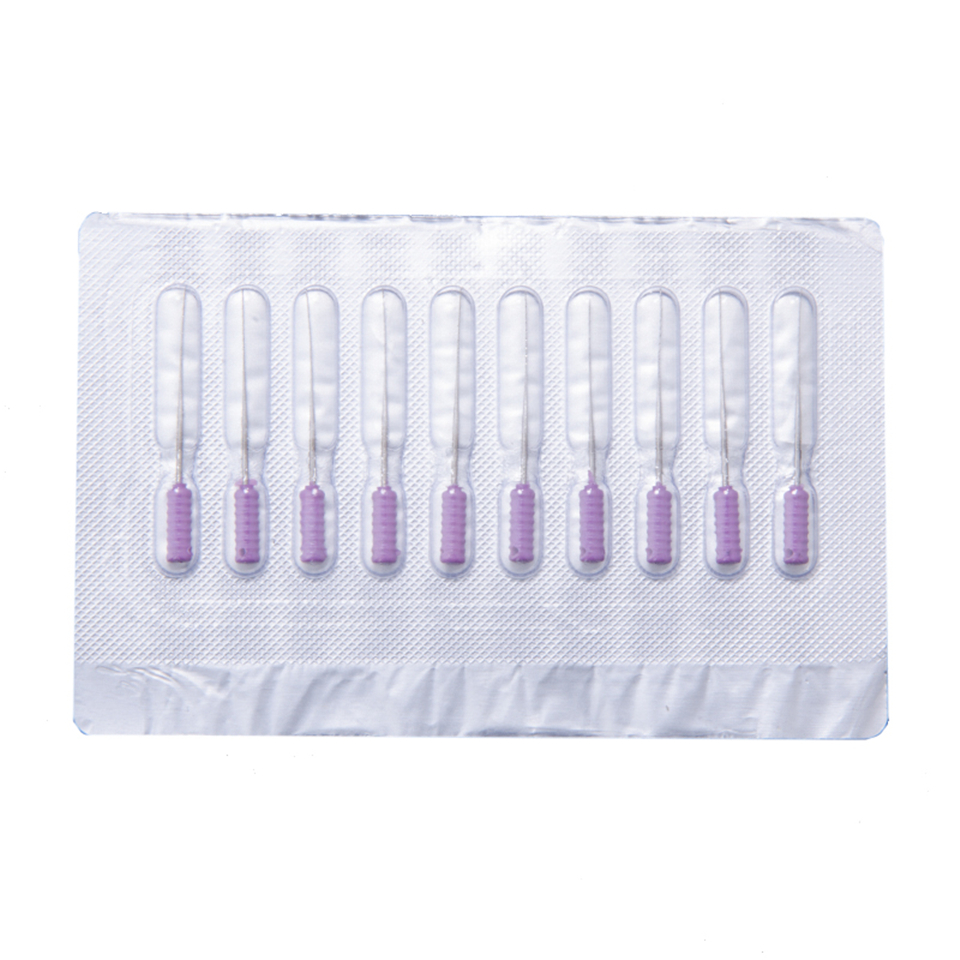 10pcs DENSPLAY Dental Barbed Broaches Endodontic Needles 