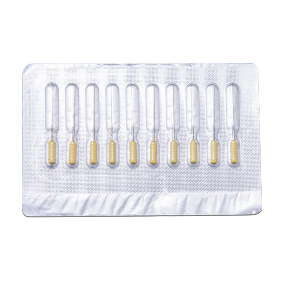 10pcs DENSPLAY Dental Barbed Broaches Endodontic Needles 