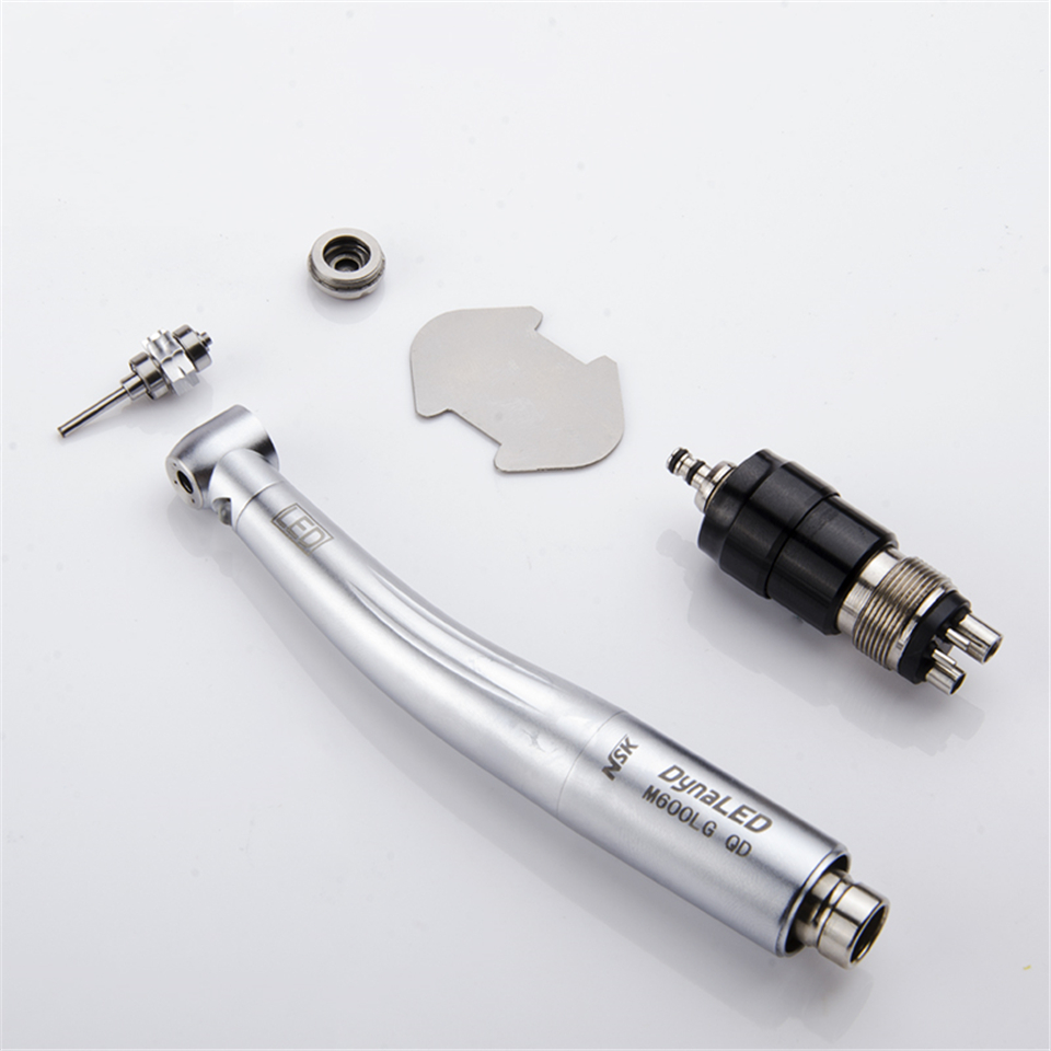 NSK DynaLED MG600LG Standard Head High Speed Handpiece & 4-hole Quick Coupler